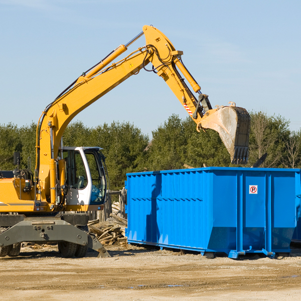 what kind of customer support is available for residential dumpster rentals in Prairie Ronde MI